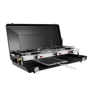 Portable 3-Burner Camping Gas Stove