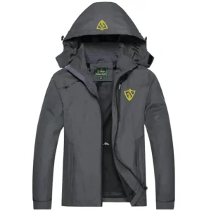 Men's Hooded Windbreaker Raincoat